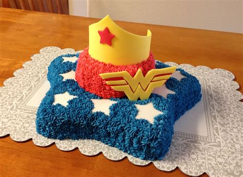 Wonder Woman Birthday Cake Girl Superhero Party Girl Bday Party