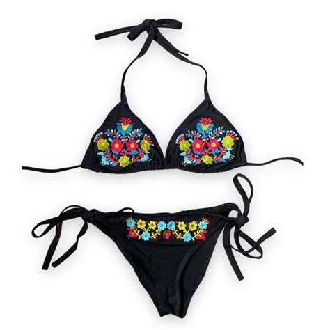 Mexican Bikini Swimsuit Etsy New Zealand