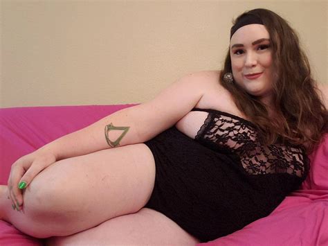 chubby trans girl meaghan jaymes in black lingerie xhamster