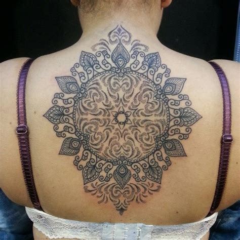Mandala Back Tattoos