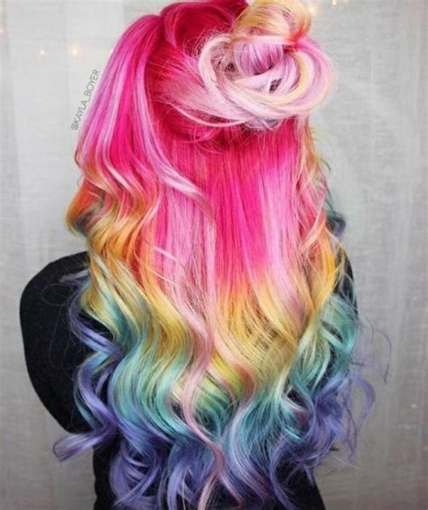 Multicolored Hair Tumblr