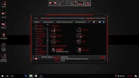 Asus Skinpack For Win10 Skin Pack Theme For Windows 10