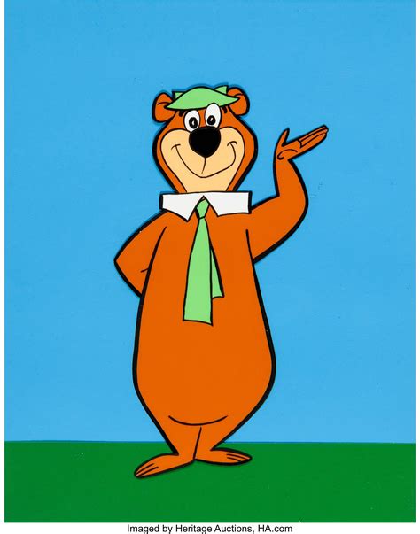 Yogi Bear Publicity Cel Hanna Barbera 1960s Animation Art Lot