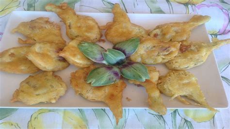 Cocinar las alcachofas (la parte de debajo) por 10 minutos o hasta que se ablanden; ALCACHOFAS FRITAS EN TEMPURA - Recetas de Cocina - YouTube