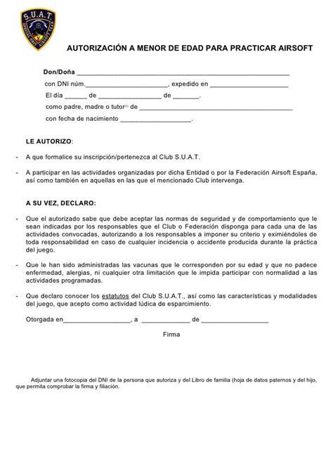 Ejemplo De Carta De Autorizacion Para Un Menor Modelo De Informe My Images And Photos Finder