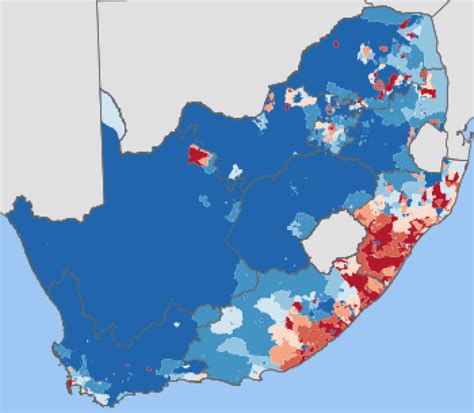 8 Maps White Racial Distribution In South Africa Also Orania