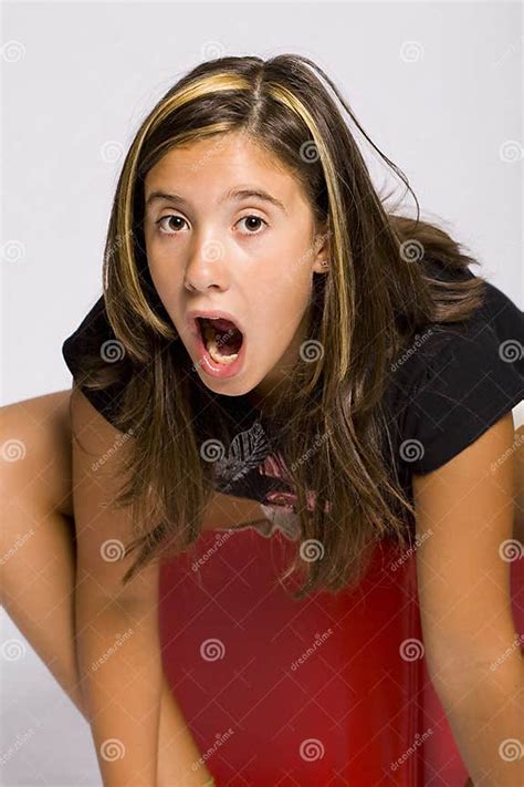 girl looking surprised stock image image of people shock 15981597