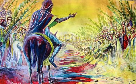 Palm Sunday Painting By Evans Yegon