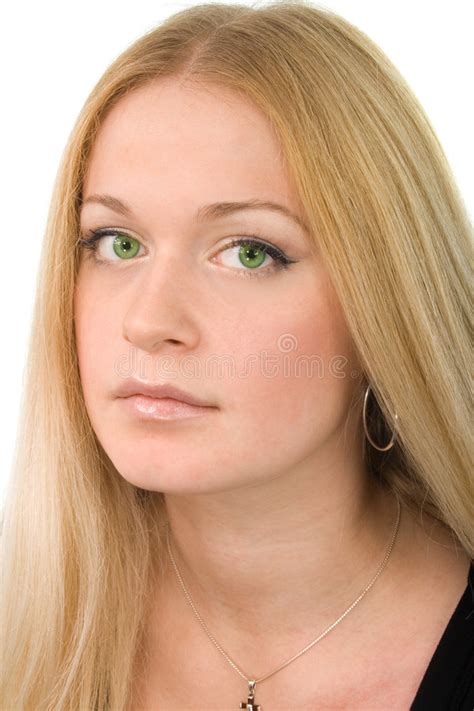 Pretty Green Eyed Blonde Stock Images Image 5447774