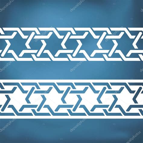 Seamless Geometric Tiling Borders Stock Vector Image By ©wertaw 48183967