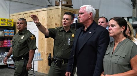Pence Defends Conditions At Migrant Detention Centers In Texas The