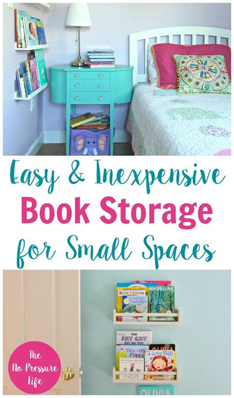 These Small Space Book Storage Ideas Are Great For Small