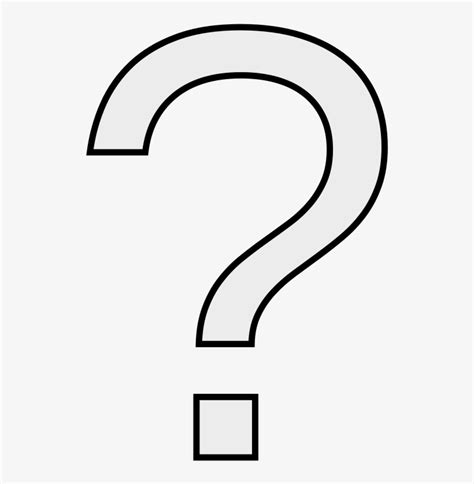 White Question Mark Png