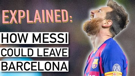 Lionel Messi Wants To Leave Barcelona Messis Contract Clause