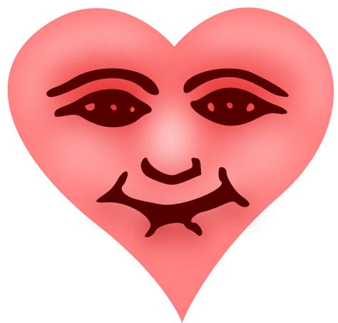 Heart Face Openclipart