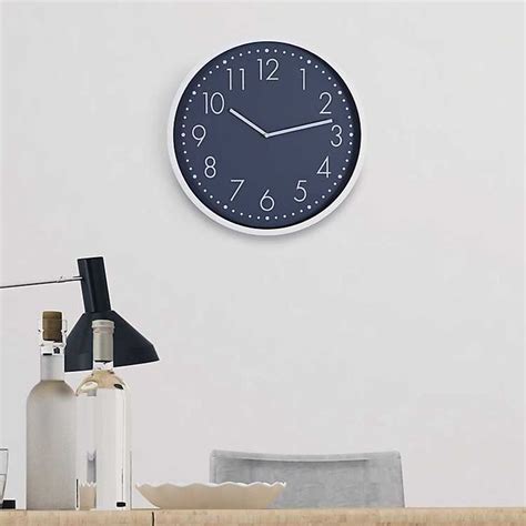 White And Gray Essential Round Wall Clock From Kirklands In 2020