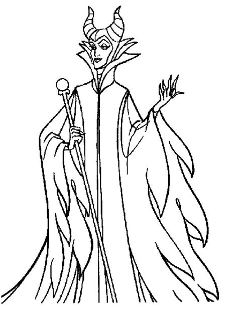 It has ariel, cinderella, bella, aurora, belle and jasmine. Maleficent Coloring Page at GetColorings.com | Free ...