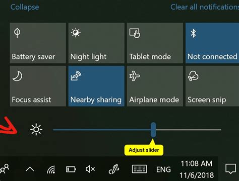 Adjust Screen Brightness In Windows 10