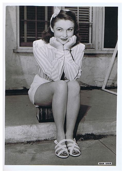 wwii pinup sweetheart joan leslie sexy vintage leggy upskirt photo beautiful 1940s and i am