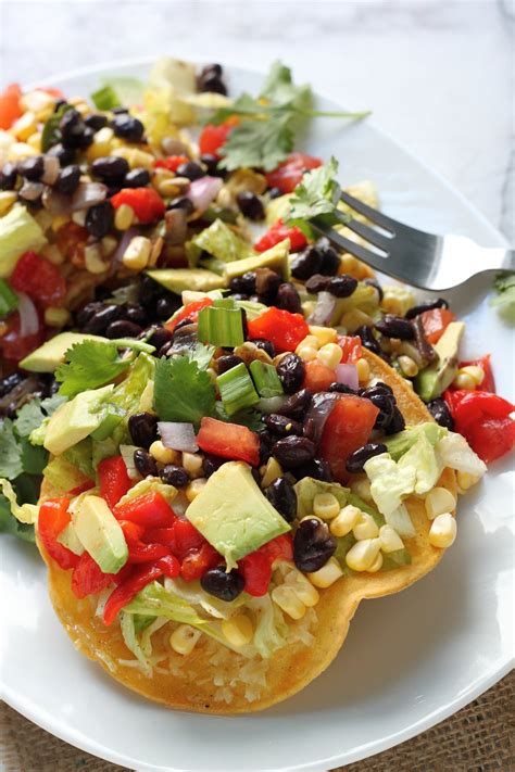 Mexican Chopped Tostada Salad Baker By Nature