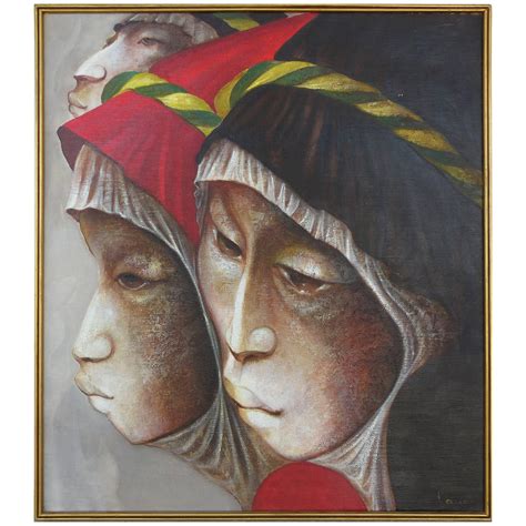 Decorative Painting By Mexican Artist Victor Manuel Cancino At Stdibs