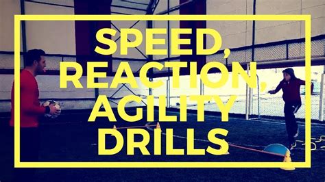 Individual Football Training Speed Reaction Agility Drills Youtube