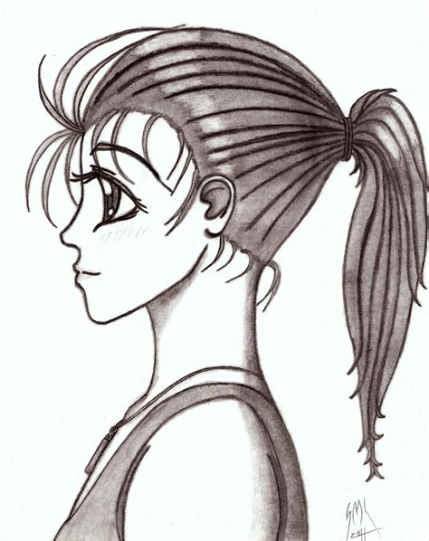 Side Profile Drawing At Getdrawings Free Download