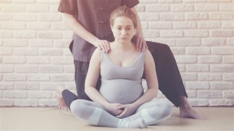 Traditional Thai Massage Of A Pregnant Woman Stock Footage Videohive