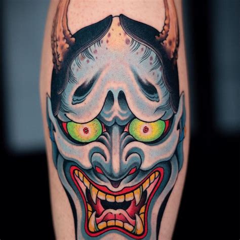 japanese hannya mask tattoos meaning and designs tattoodo