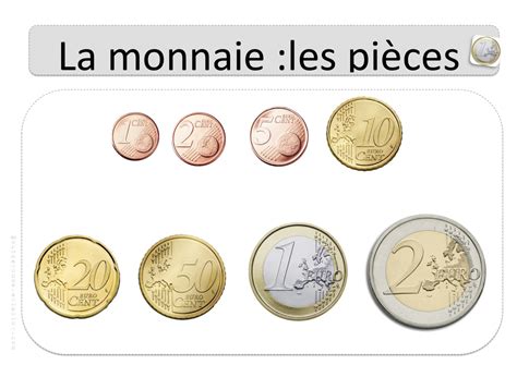 La Monnaie Affichages Collectifs Bout De Gomme Dedans Pièces Euros À Imprimer