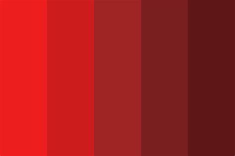 Red Pallet Color Palette