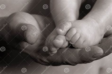 Hand And Feet Stock Image Image Of Love Lying Infant 1735783