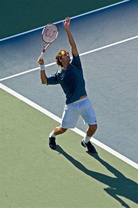 Roger Federer Serving A Photo On Flickriver