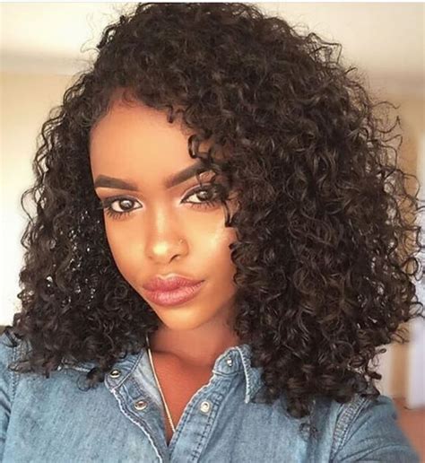 Medium Lenght Curly Hairstyles For Black Hair 2021 2022