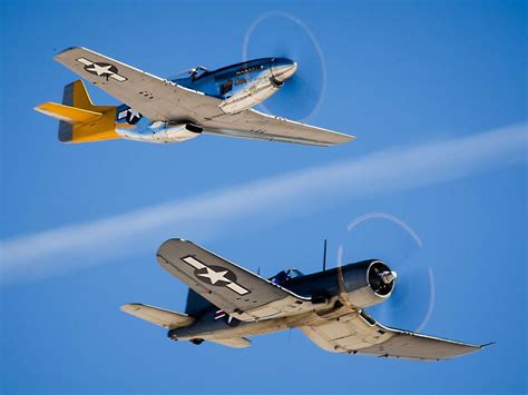 Beautiful Warbirds Wwii Fighter Planes Vintage Aircraft Warbirds