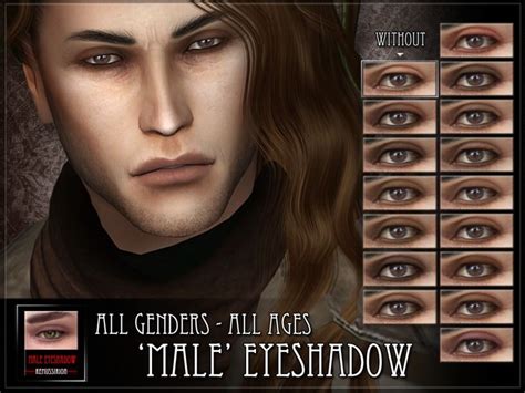 K Male Eyeshadow For The Sims 4 Found In Tsr Category Sims 4 Female