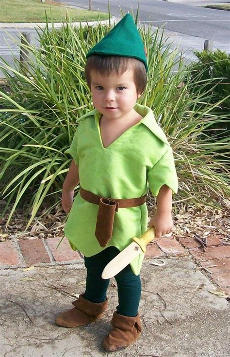 Peter Pan Costume Cosplay Child Sizes Faux Lime Green Suede Etsy