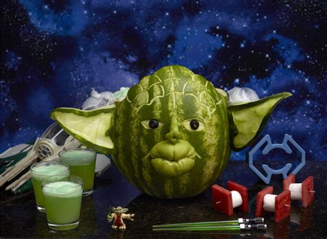 Yoda Watermelon Carving | Watermelon carving, Carving watermelon, Watermelon baby