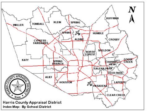 Harris County Map Houston Map Of West