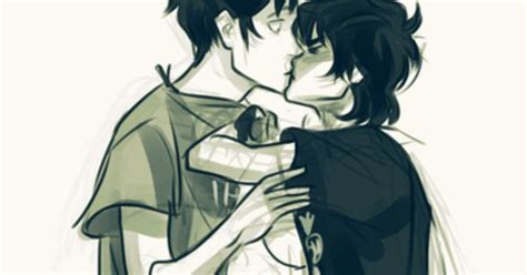 Percy And Nico Kiss Part 1 Nico Di Angelo Pinterest Cas Thoughts And The O Jays