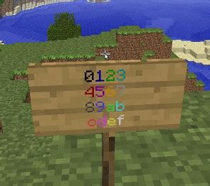 In minecraft, place a sign and enter the text editing mode. How To Change The Colour Of Your Name On MultiPlayer ...