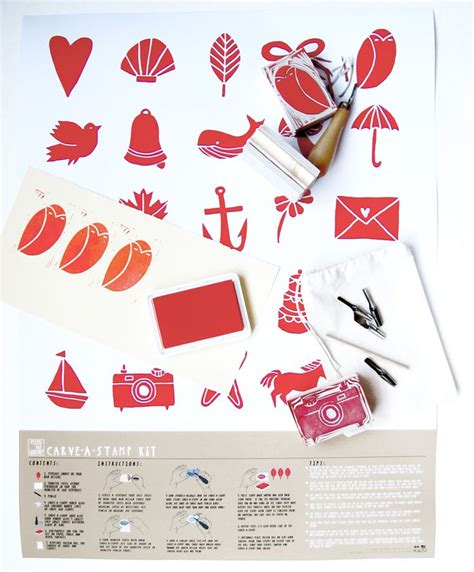 New Carve A Stamp Kit From Yellow Owl Workshop Diy Stamp Stamp