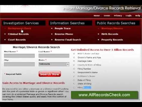Tips for searching marriage records. How to Do FREE Marriage & Divorce Records Search Online ...