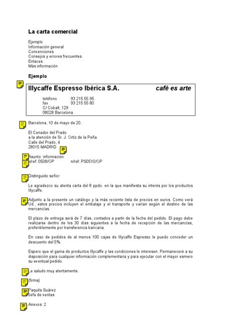 Vender, comprar, agradecer, cobrar, reclamar, invitar, etc. Carta Comercial (Ejemplo y Teoria) | Business