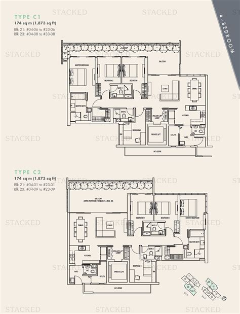 Stacked Homes The Arte Singapore Condo Floor Plans Images And