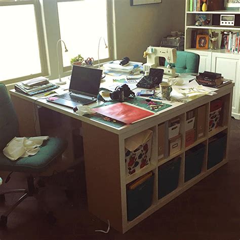 A messy craft room can overwhelm you and take the fun out of your creative projects, so here are a few tips to keep those crafts items under control. Confessions of a Chaotic Crafter • A Crafty Composition