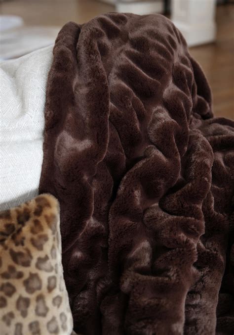 Couture Collection Snow Mink Faux Fur Throws Donna Salyers Fabulous Furs