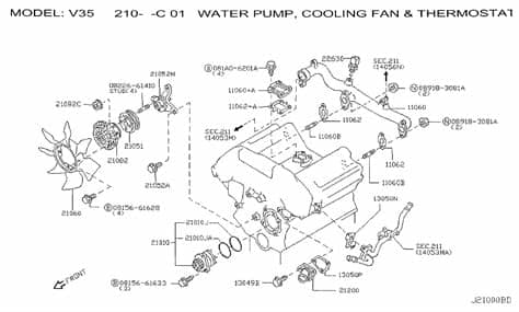 2003 G35 Sedan: Missing Coolant - Overheating - G35Driver ...