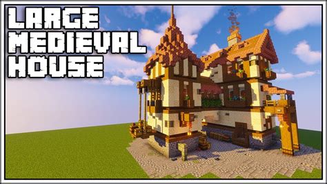 See more ideas about minecraft medieval, minecraft, minecraft blueprints. Minecraft Large Medieval House Tutorial - YouTube