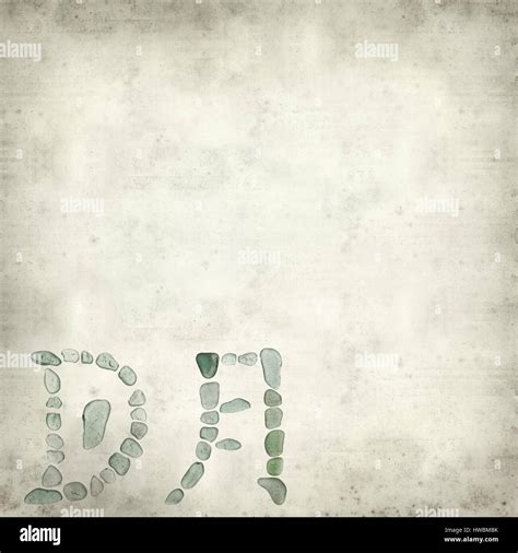 Textured Old Paper Background With Chinese Character Yue Moon